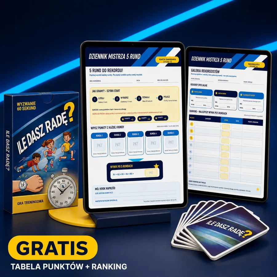 Dziennik Mistrza 5 Rund — bonus PDF dołączany do zamówienia kart Ile dasz radę?