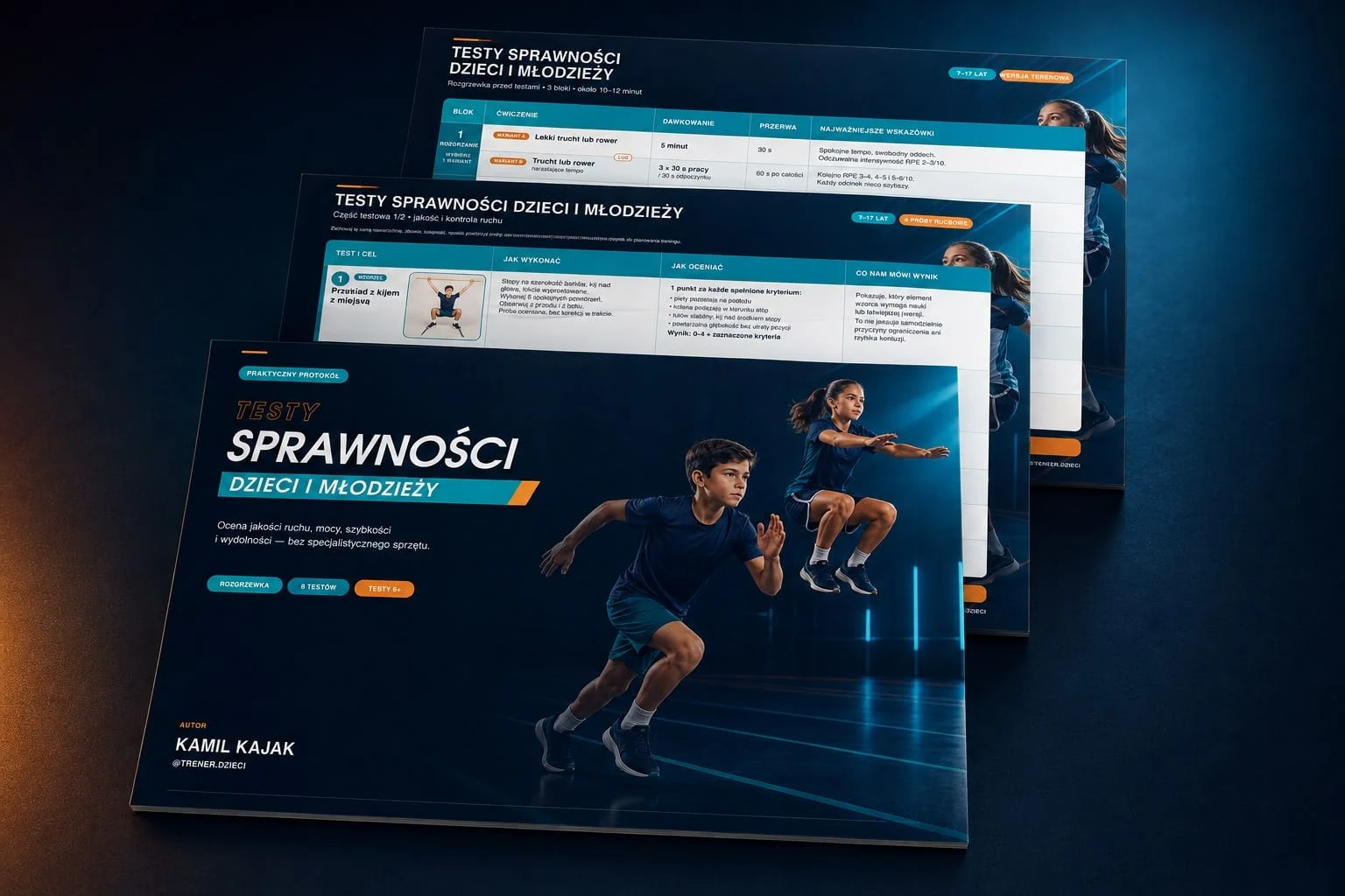 Testy sprawności dzieci i młodzieży — bonus PDF dołączany do zamówienia