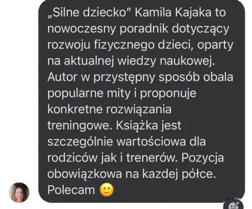 Opinia czytelnika książki Silne Dziecko