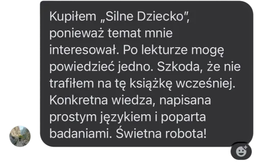 Opinia czytelnika książki Silne Dziecko