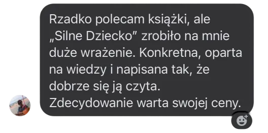 Opinia czytelnika książki Silne Dziecko