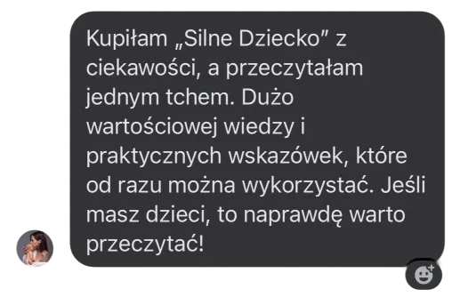 Opinia czytelnika książki Silne Dziecko
